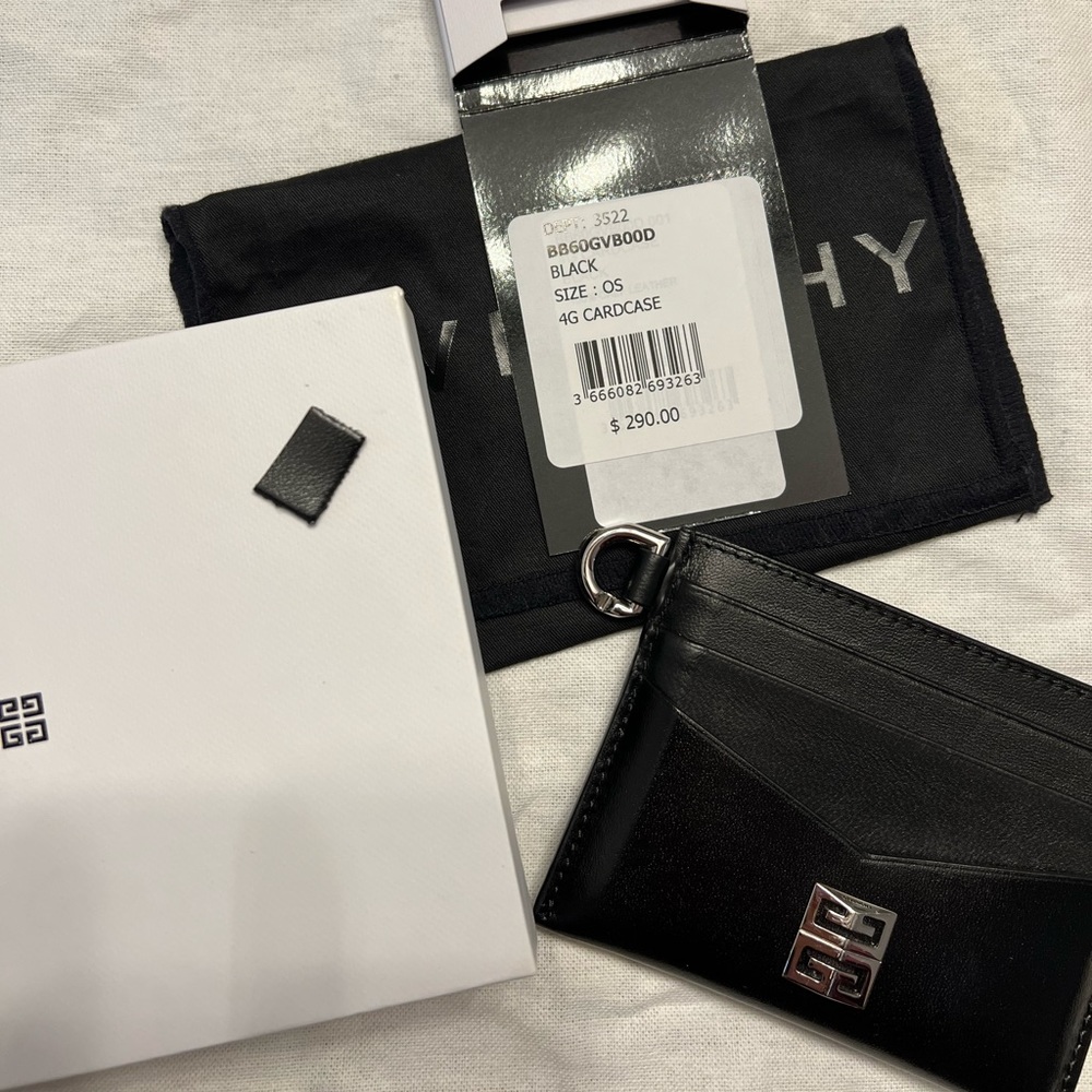 Givenchy 4G Card Holder Box Leather